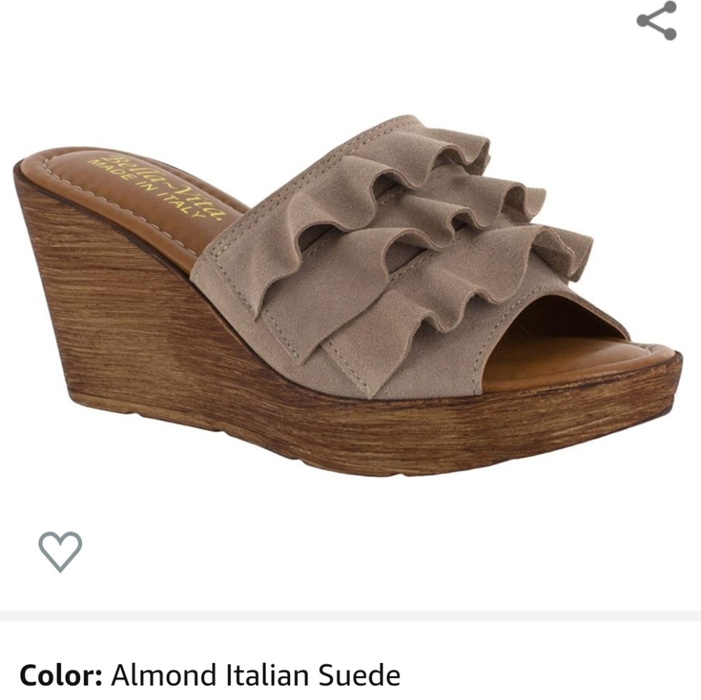 Bella Vita Bey Italy Wedge Heels NWOT